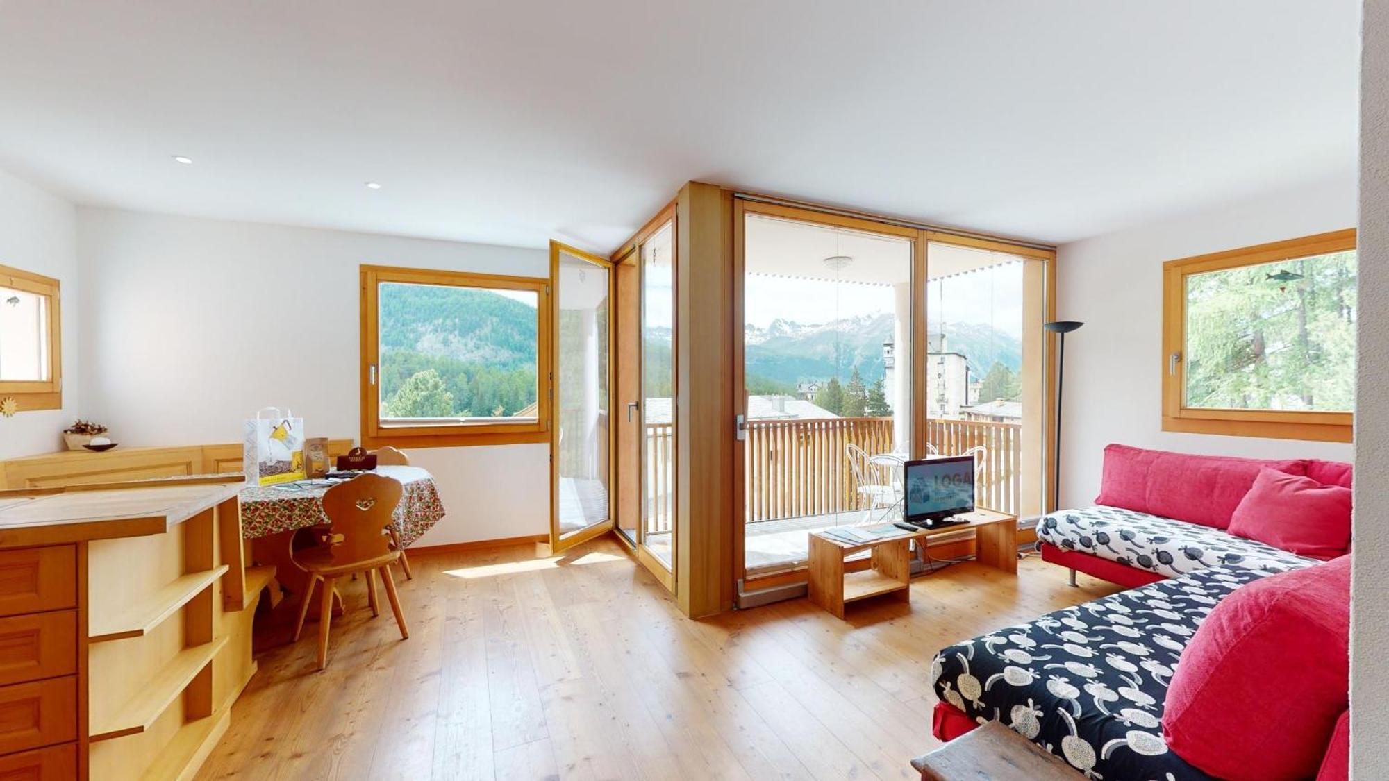 Ferienwohnung Chavrioel Pontresina Exterior foto